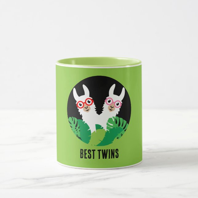Fun Llama Alpaca Accessories Mug (Center)