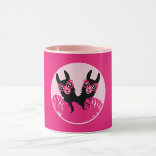Fun Llama Alpaca Best Friends Mug