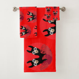 Fun Llama Alpaca Home Bath Towel Set