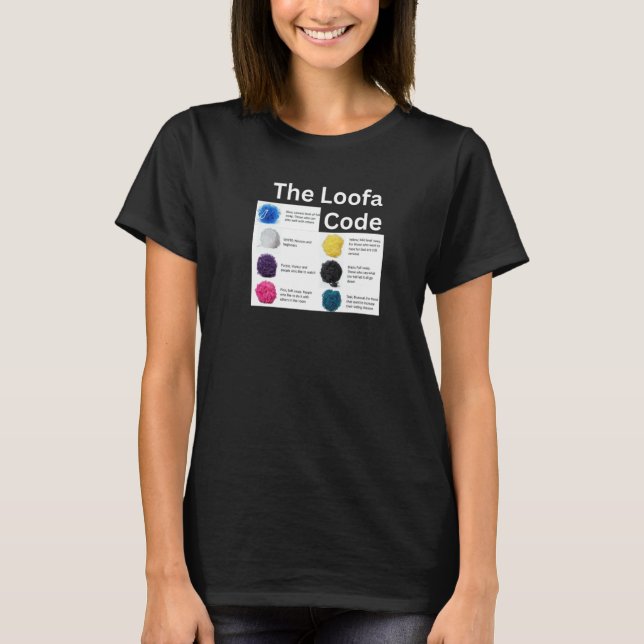 Fun Loofah Apparel The Loofa Code T-Shirt (Front)
