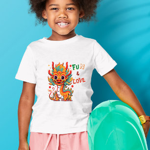 Fun & Love Cute Baby Dragon CNY Kids Gift T-Shirt