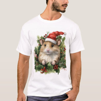 Fun loving Christmas mouse T-shirt