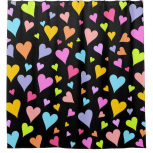 Fun, Loving, Colourful Hearts Pattern