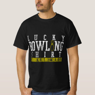 Fun Lucky Bowling Shirt Player Bowlers Pin Gift 