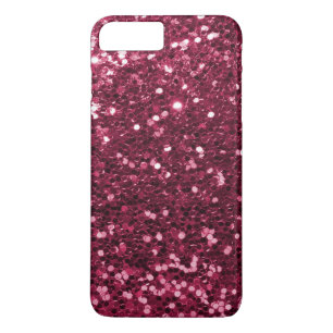Fun Magenta Pink Faux Glitter Sparkle Print Case-Mate iPhone Case