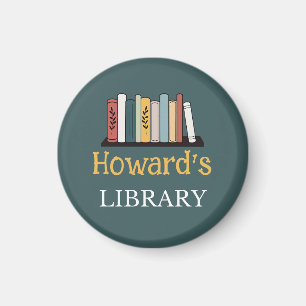 FUN! Magnet - Library - Personalized - Add Name