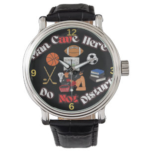 Fun Man Cave Here e-watch Watch