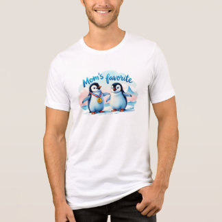 Fun Man Penguin T-Shirt Tri-Blend Shirt