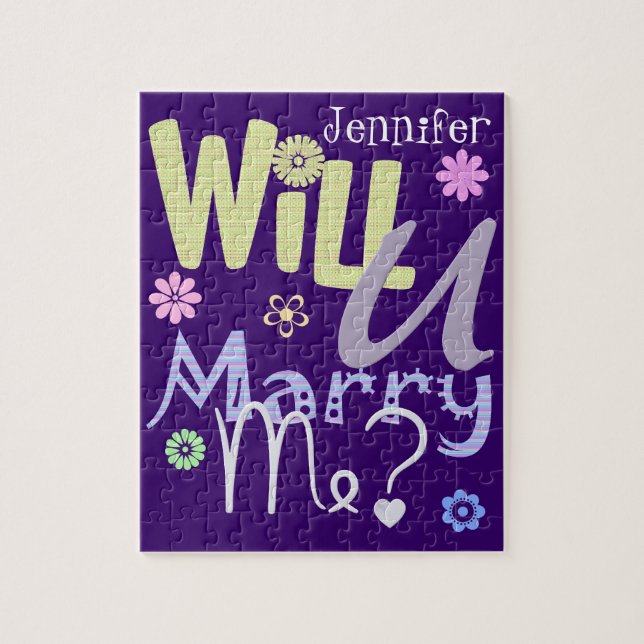 Fun Marriage Proposal Puzzle (Vertical)