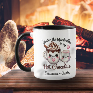 Fun "Marshmallow to My Hot Chocolate" Custom Mug