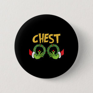 Fun Matching Chestnuts Couples Christmas Family Ho 2 Inch Round Button