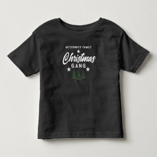 Fun Matching Christmas Tree Family Personalized Toddler T-shirt