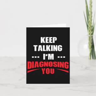 Fun Mental Health Awareness Counsellor Gift - Ther Card