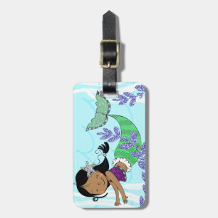 Fun Mermaid Custom Luggage Tag