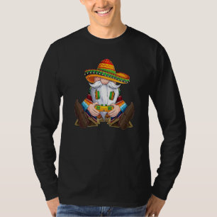 Fun Mexican Gnome Cinco De Mayo Gamer Gaming Kids T-Shirt
