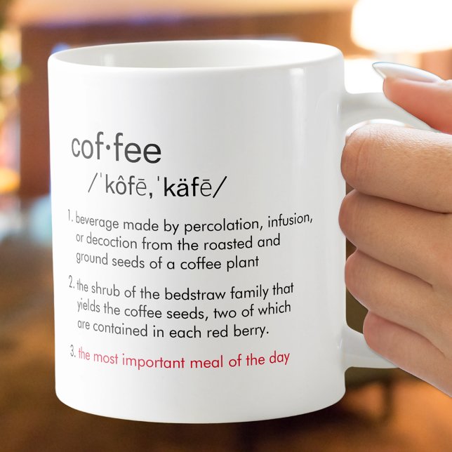 Fun MINE! + Coffee Definition Best Meal of the Day Coffee Mug (Creator Uploaded)
