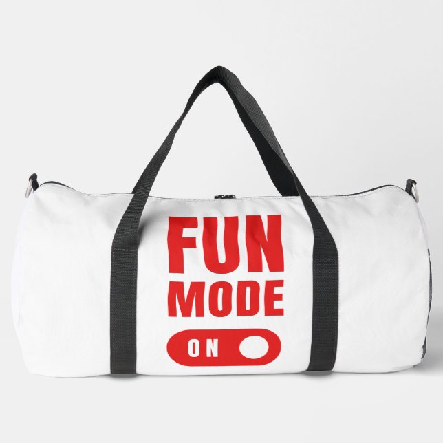 fun mode on duffle bag (Front)