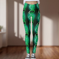 Fun Modern DNA Pattern Green Medical Science