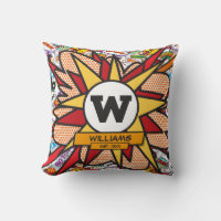 Fun Modern Family Name Monogram Comic Book