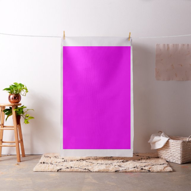 Fun Modern Solid Pink Magenta Chic Retro  Fabric (In Situ)