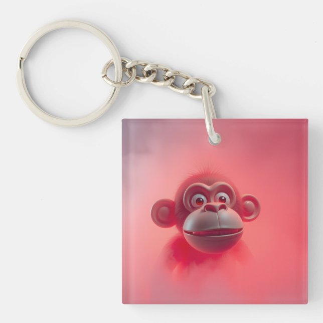 Fun Monkey Keychain (Front)