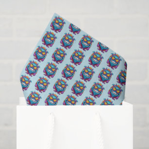Fun Monster tiled party unisex Tissue Paper