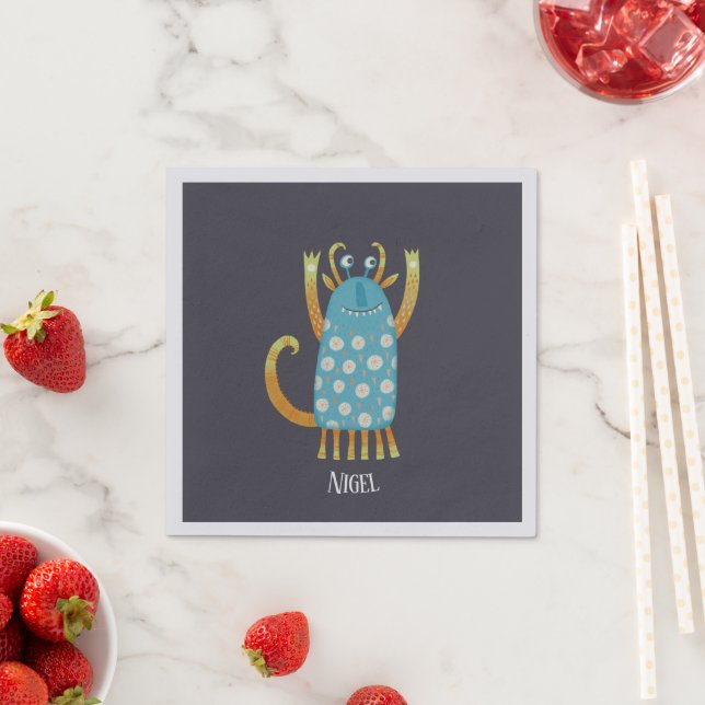 Fun Monsters Napkin (Insitu)