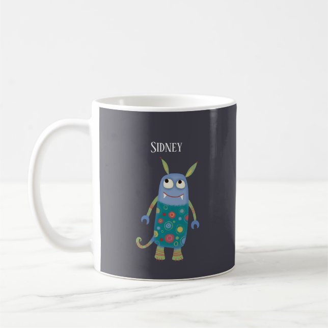 Fun Monsters Personalized Coffee Mug (Left)