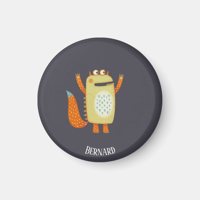 Fun Monsters Personalized Magnet (Front)