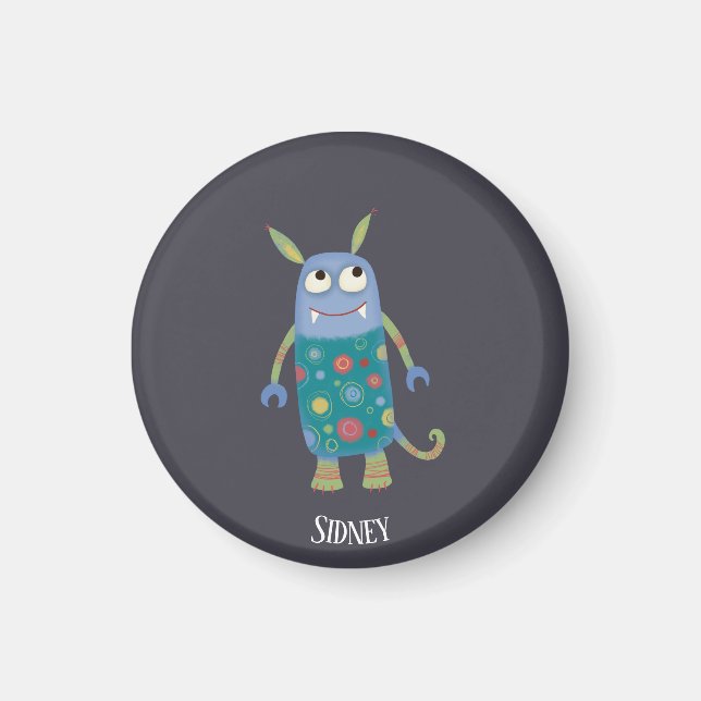 Fun Monsters Personalized Magnet (Front)