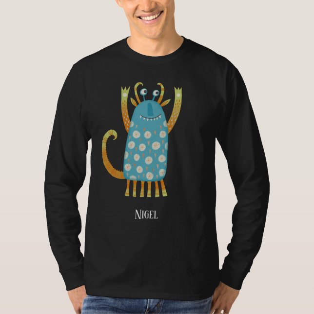 Fun Monsters Personalized T-Shirt (Front)