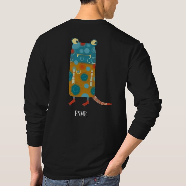 Fun Monsters Personalized T-Shirt (Back)