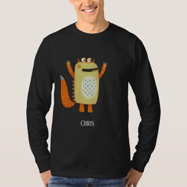 Fun Monsters Personalized T-Shirt (Front)