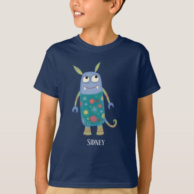 Fun Monsters Personalized T-Shirt (Front)