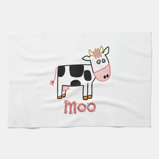 FUN MOO COW KITCHEN TOWEL (Horizontal)