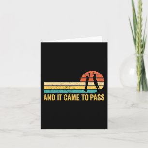 Fun Mormon Missionary LDS Basketball And It Came T Card