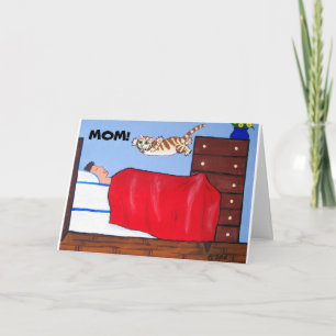 Fun Mothers Day Cat Card