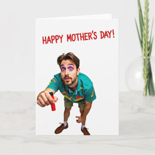 Fun Mothers Day Portrait Card