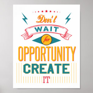 Fun Motivational Inspirational Saying Wall Poster