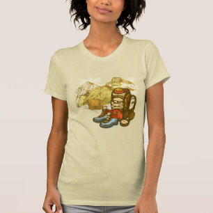 Fun Mountain Hiking Climbing Outdoor Adventure T-Shirt