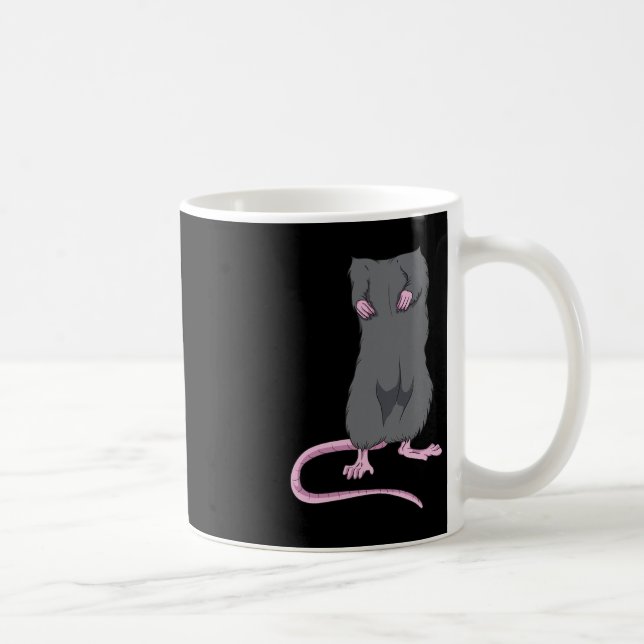 Fun Mouse Headless Halloween Rat Body Easy Costume Coffee Mug (Right)