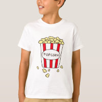 Fun Movie Theatre Popcorn in Red White Bucket