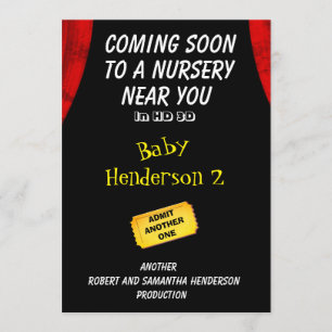 Fun Movie Theme Baby 2 Announcement -