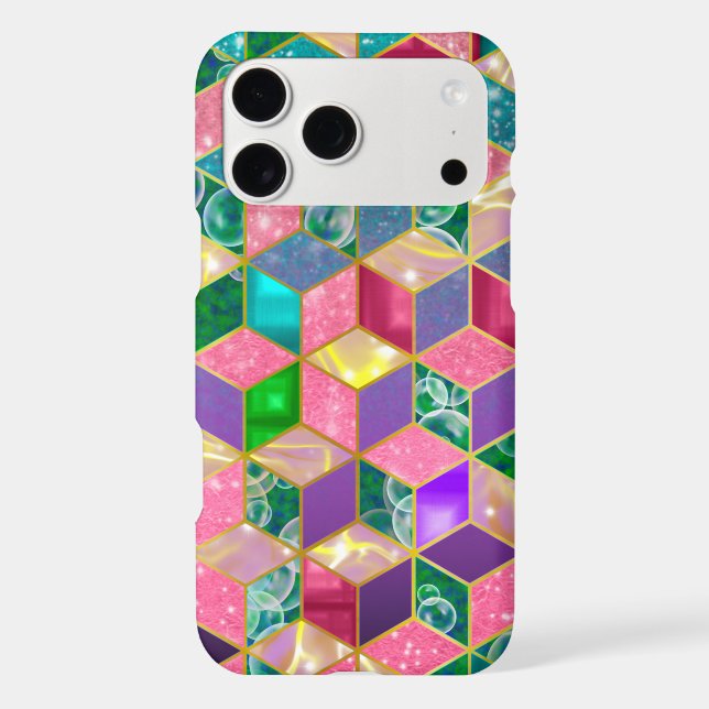 Fun Multi-Mixed Diamond-Shaped Hexagon (Back)