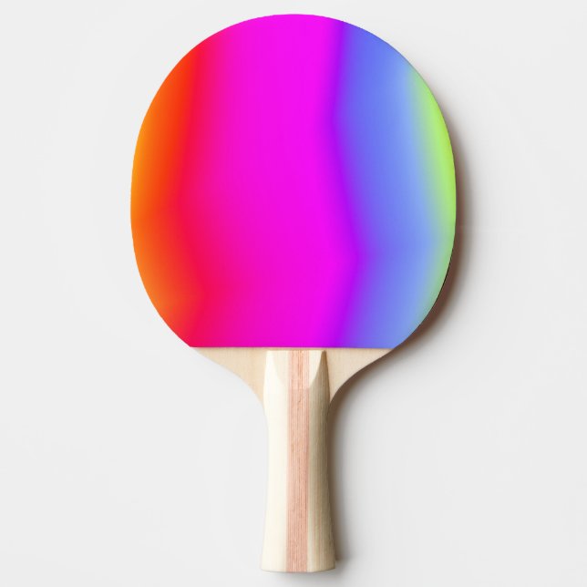 Fun Multicolored Rainbow-Like Pattern Paddle (Front)