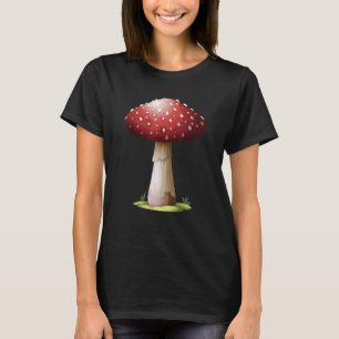 Fun Mushrooms Foraging Mycology Fungi Cool Mushroo T-Shirt