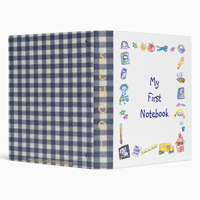 Fun! My First School Notebook Avery Binder (Background)