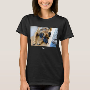 Fun Name Template Dog Photo T-Shirt