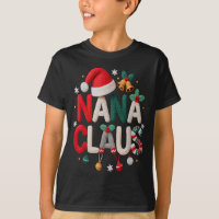 Fun Nana Claus Santa Claus Grandma Family Matching