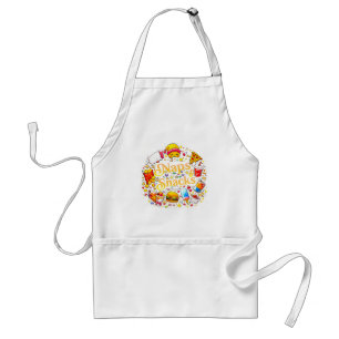 fun Naps & Snacks Apron Colorful & Playful